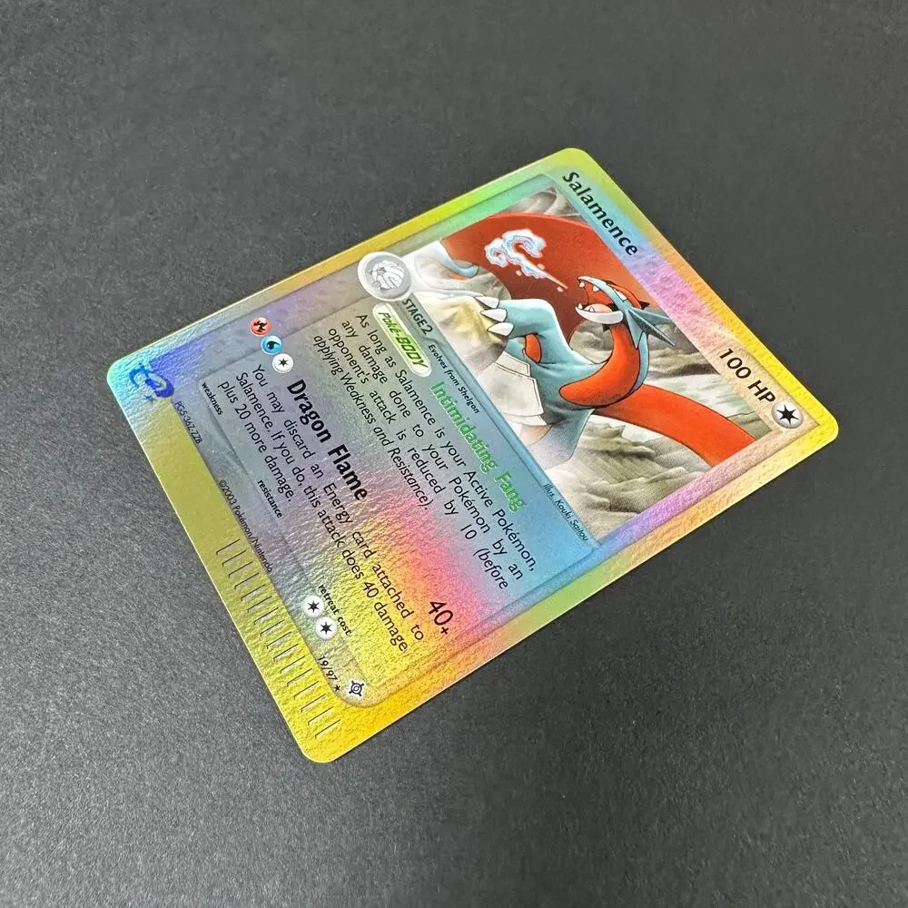 Pokemon TCG Salamence 19/97 EX Dragon Rare Reverse Holo NM